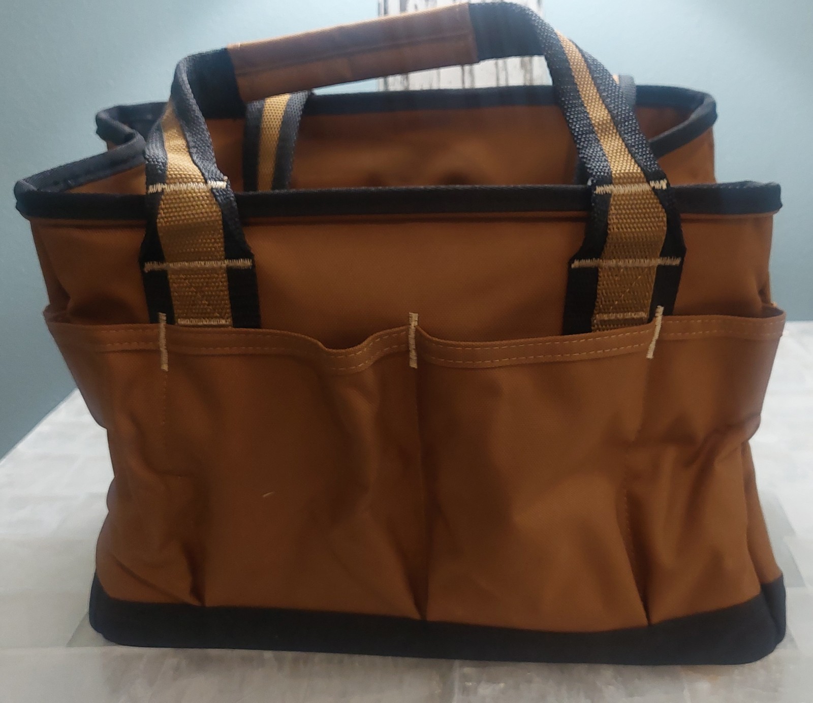 Carhartt Heavy Duty Tool Bag with 17 Pockets, 13.5″ x 9.5″ x 8″ Utility Tote NWT