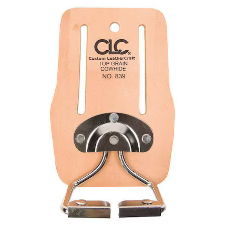 Clc Work Gear 839 Tool Pouch, Tool Holster, Tan, Leather, 0 Pockets