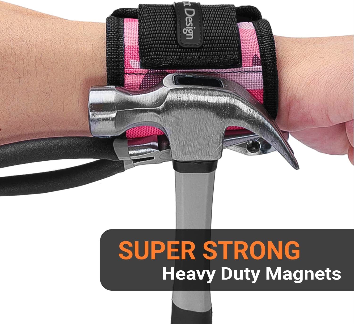 Exact Design Magnetic Wristband – Unisex Bracelet with 8x Super Strong Magnets