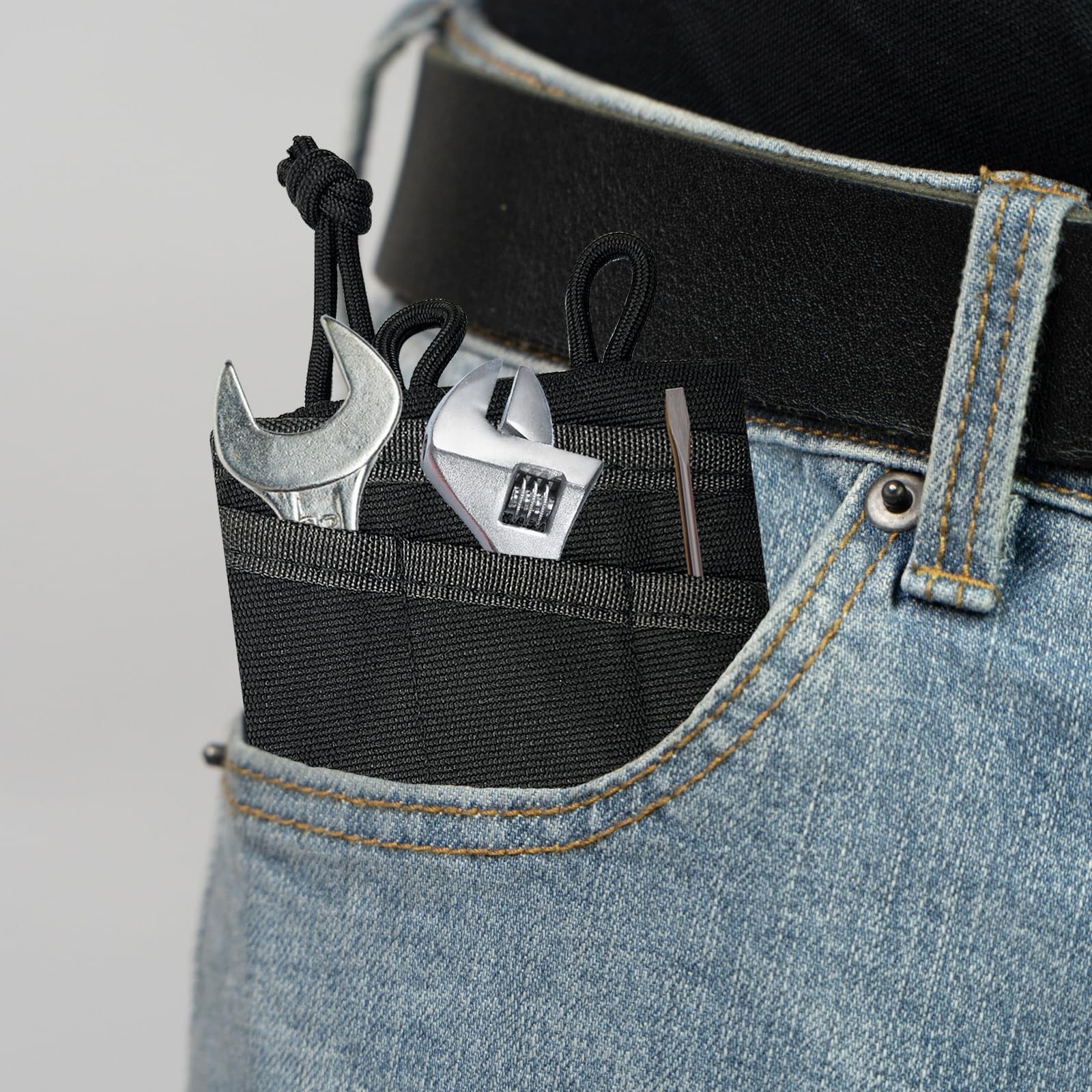 Small Small EDC Pocket Pouch – EDC Organizer Pouch with 4 Pockets for Men, Mini