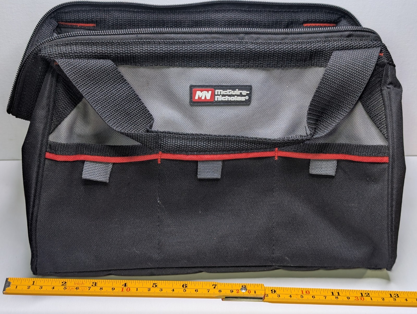 McGuire-Nicholas Tool Bag 14″ Heavy Duty Electrician Contractor Zipper Tote