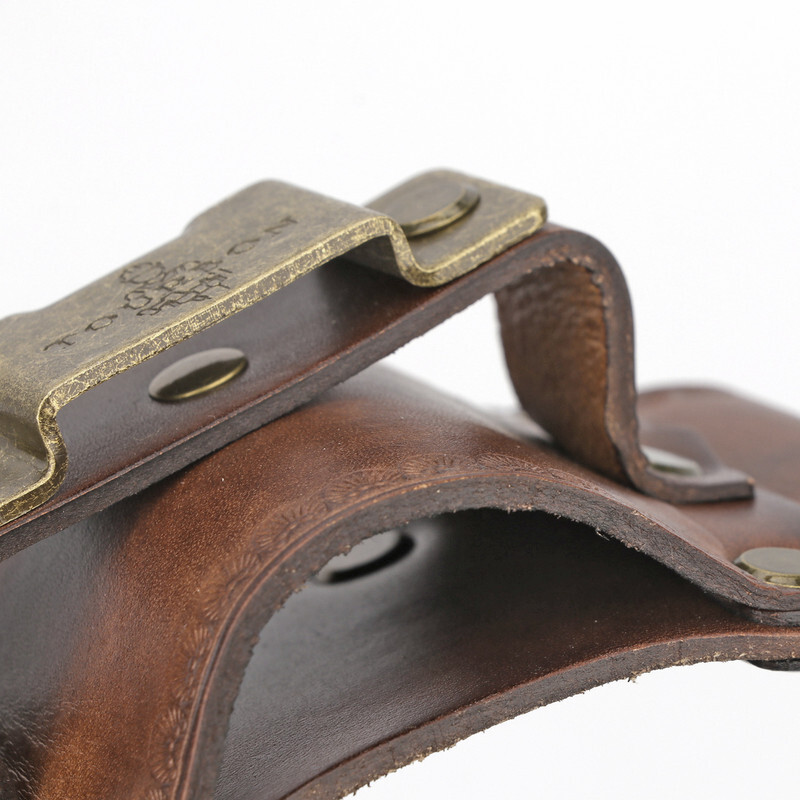 TOURBON Genuine Leather Tools Belt Pouch Hammer Holster Tape Measure EDC Holder