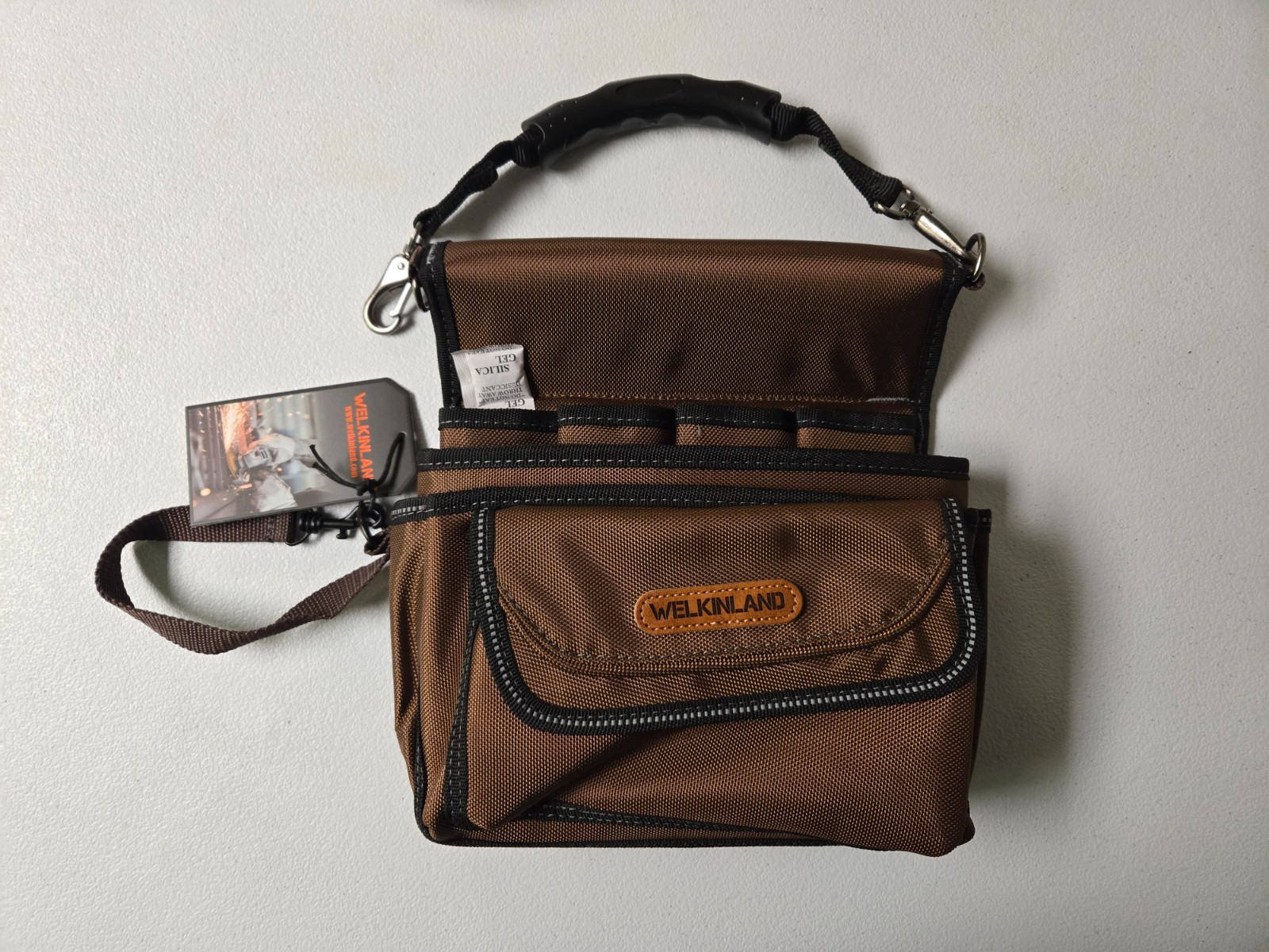 WELKINLAND 10-Pockets Electrician Pouch Tools Belts Heavy Duty