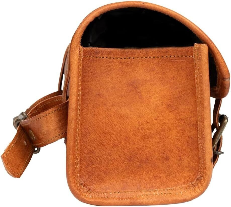 Handmade Genuine Leather Handle Saddle Bag Utility Tool kit Best Christmas Gift