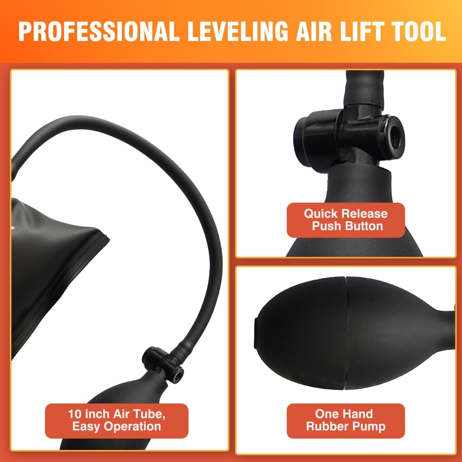 Inflatable Air Wedge Shim Tool – 3 Sizes, 500LB Capacity, Leveling & Alignment K
