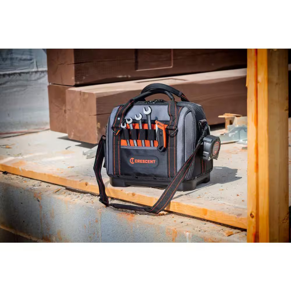 14 In. W Tradesman Closed Top Tool Bag
