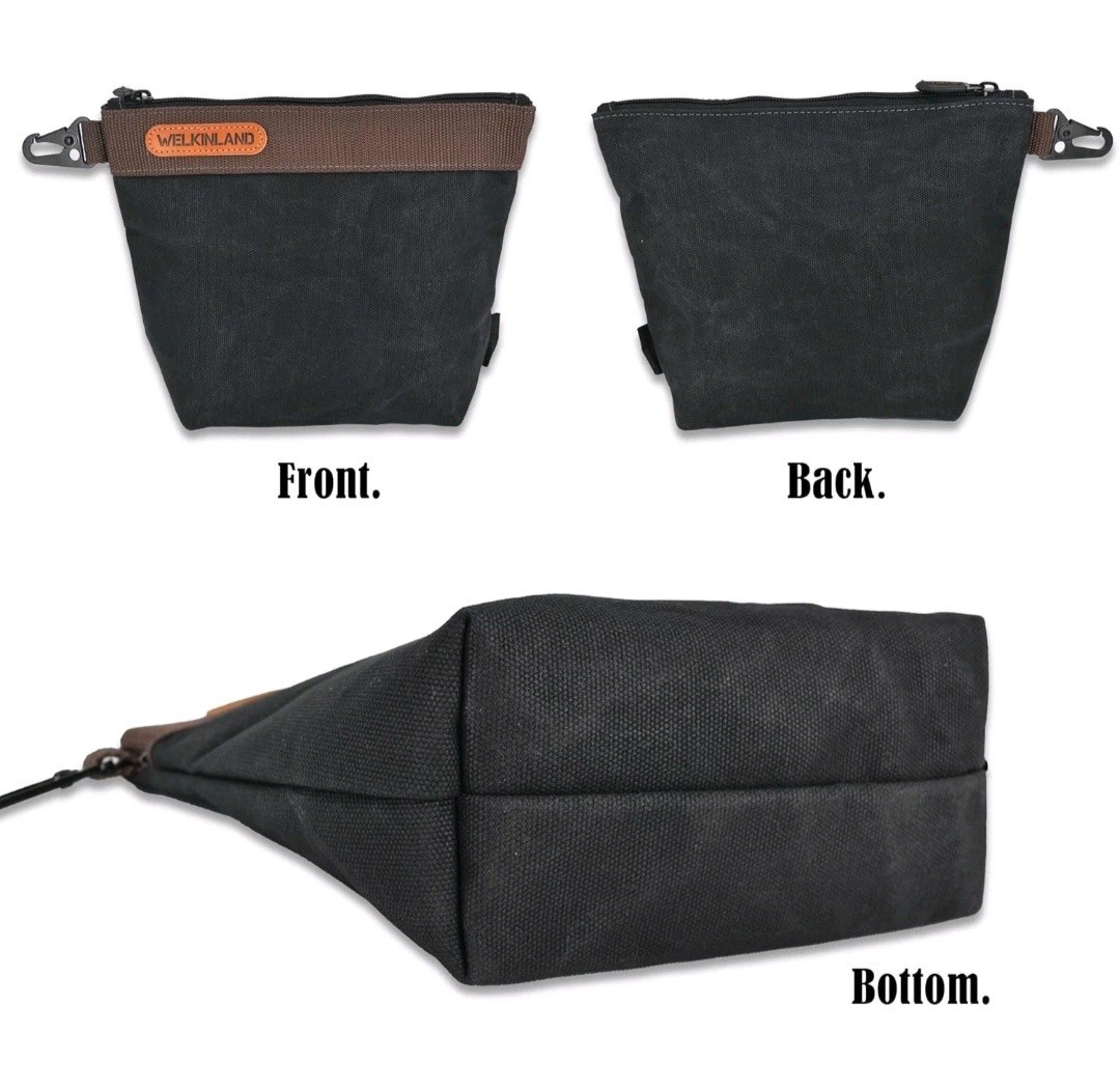 Welkinland Waxed Canvas Tool Pouch 4 PCS Set, Brand New Sealed*