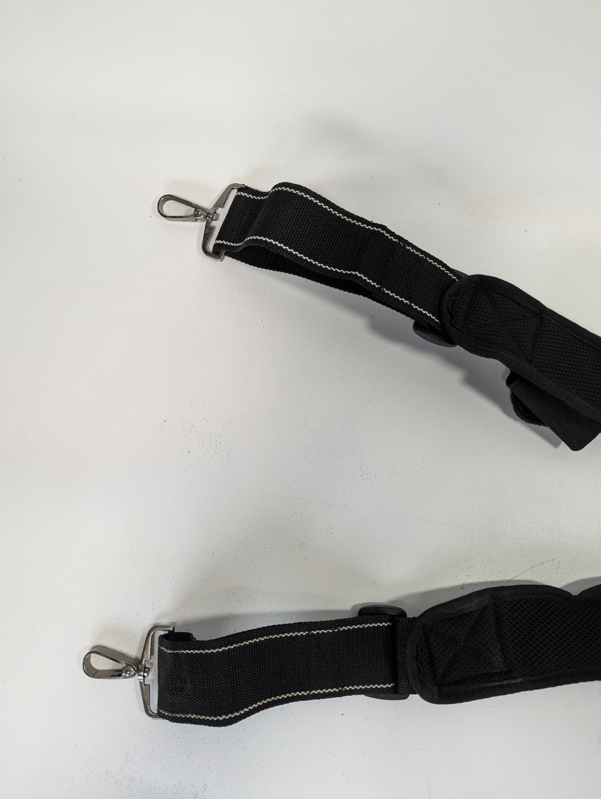 Tool Belt Suspenders Heavy Duty Workwear with Loop Clips Phone Holder – Black