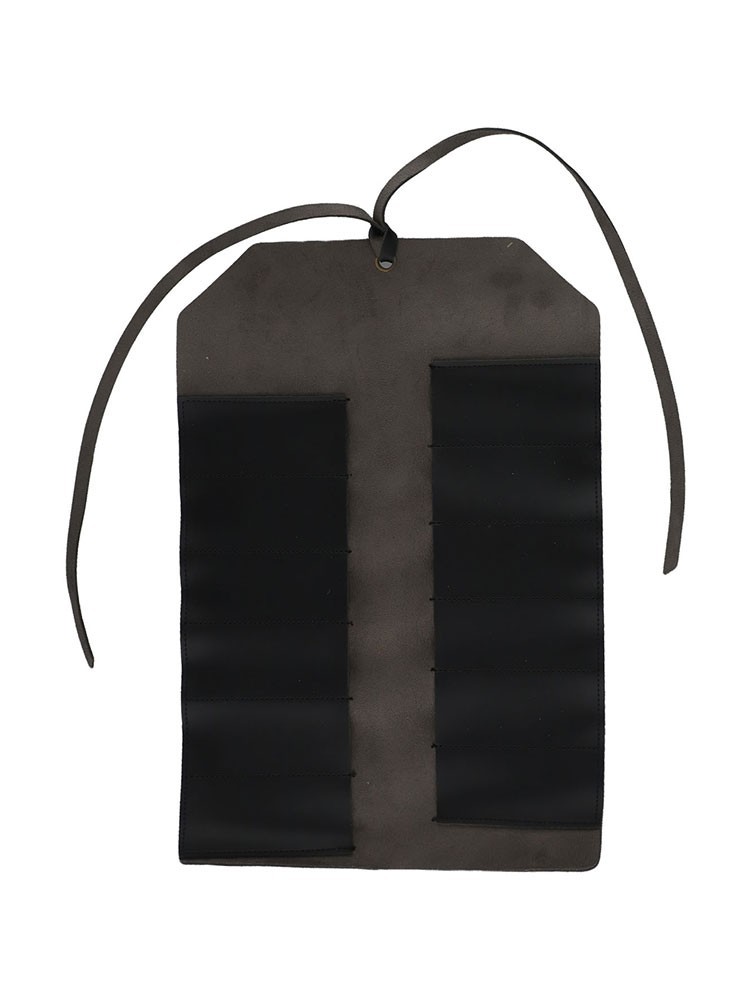 Classic Leather Tool Roll Bag for Compact and Organized Hardware Storage