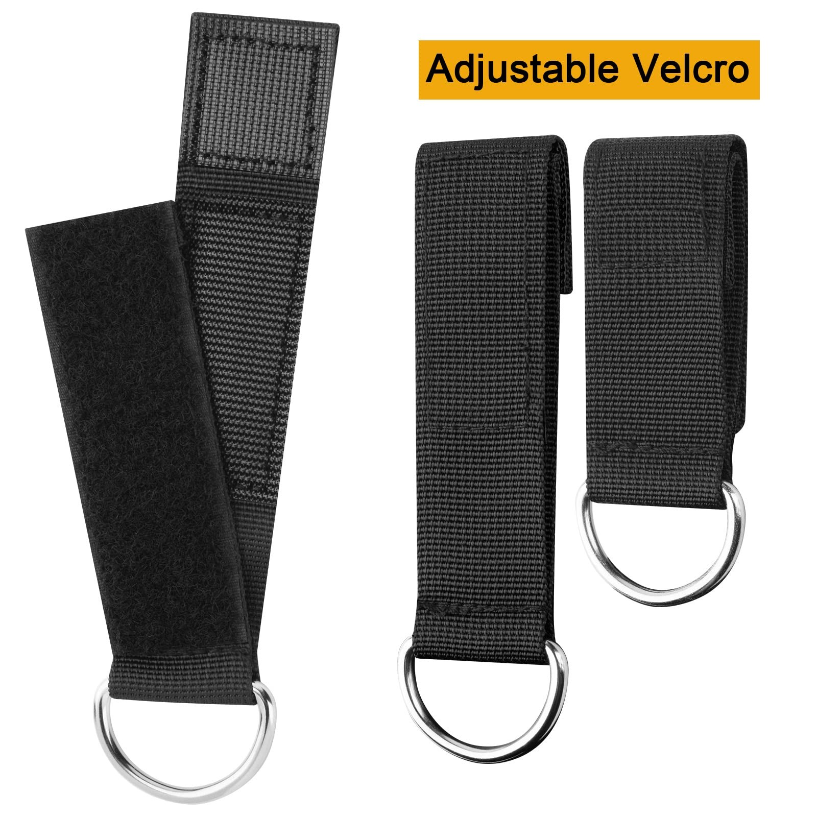Heavy Duty Tool Belt Loop Connectors, 4~Piece Suspender Hooks