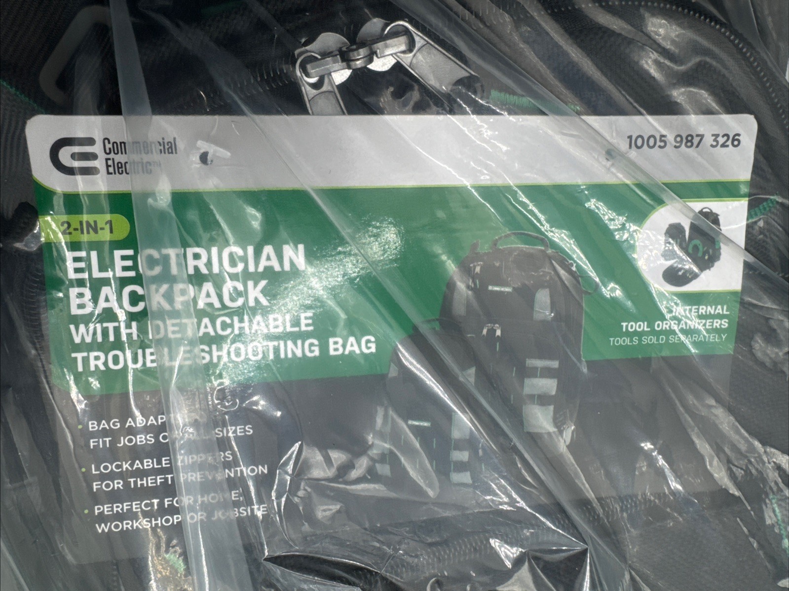 Commercial Electric Electrical and HVAC Technician’s Backpack CE191108