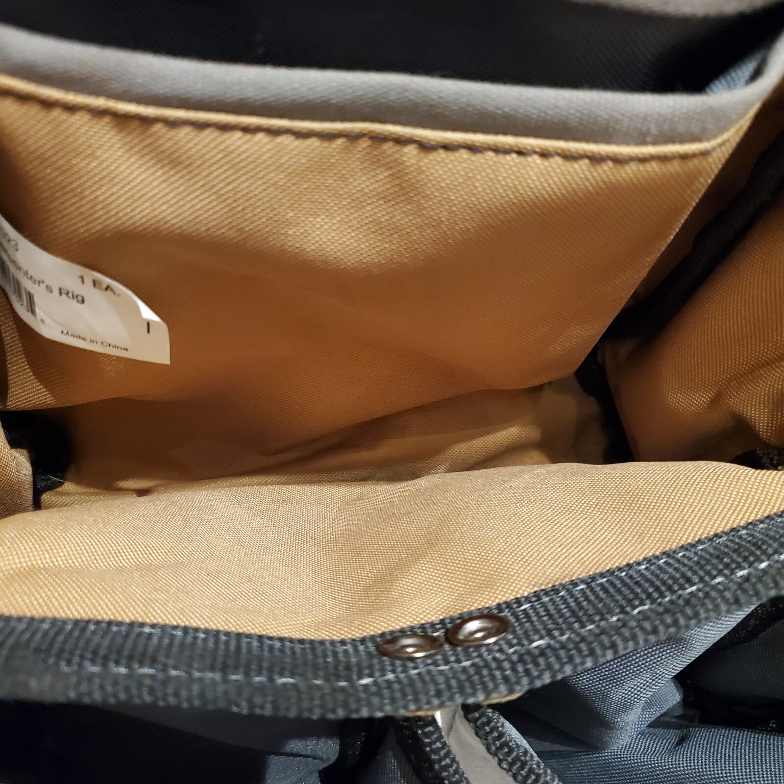 Dickies Canvas Carpenter’s Rig Tool Bag No Belt or Strap Has Wear And Fading