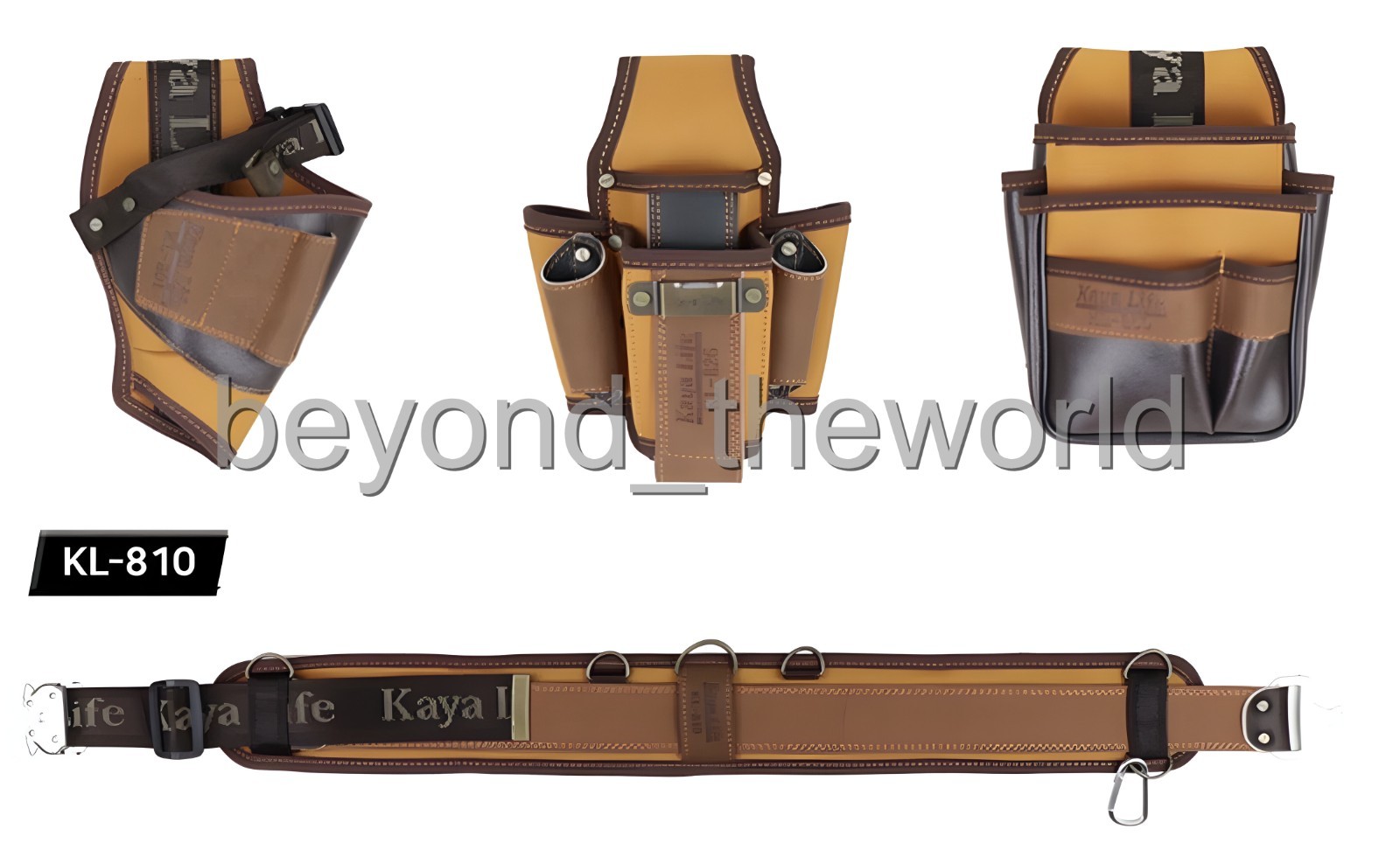 KAYALIFE KL-800 Work Tool Belt Set Suspenders Drill Pouch Holder ⭐Tracking⭐
