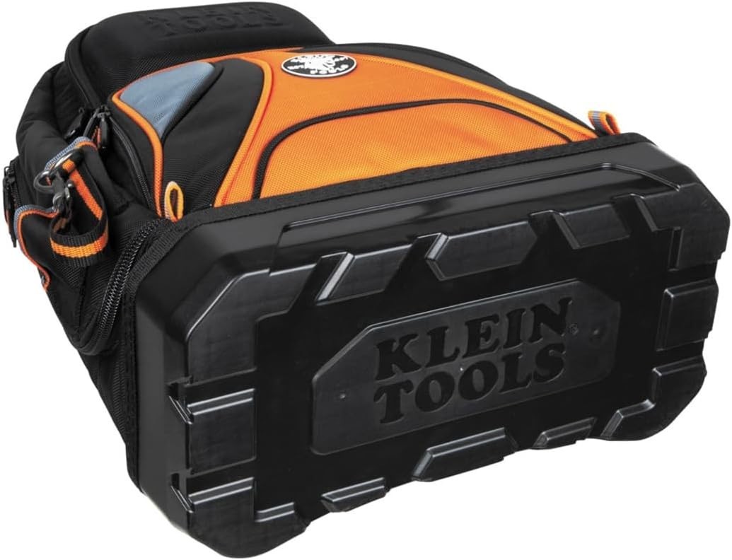 Klein Tools 55421BP-14 Heavy-Duty Tool Backpack with 39 Pockets & Molded Base