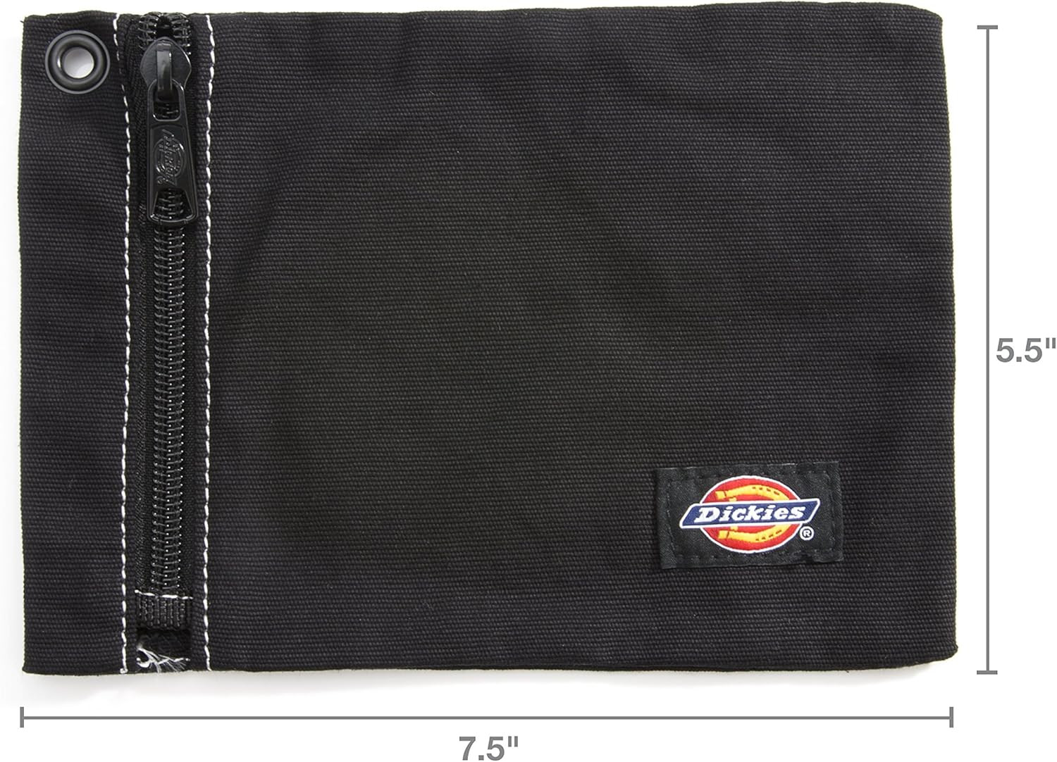 Dickies Set of 3 Small Canvas Utility Pouches, Zippered, for Organizing Small To