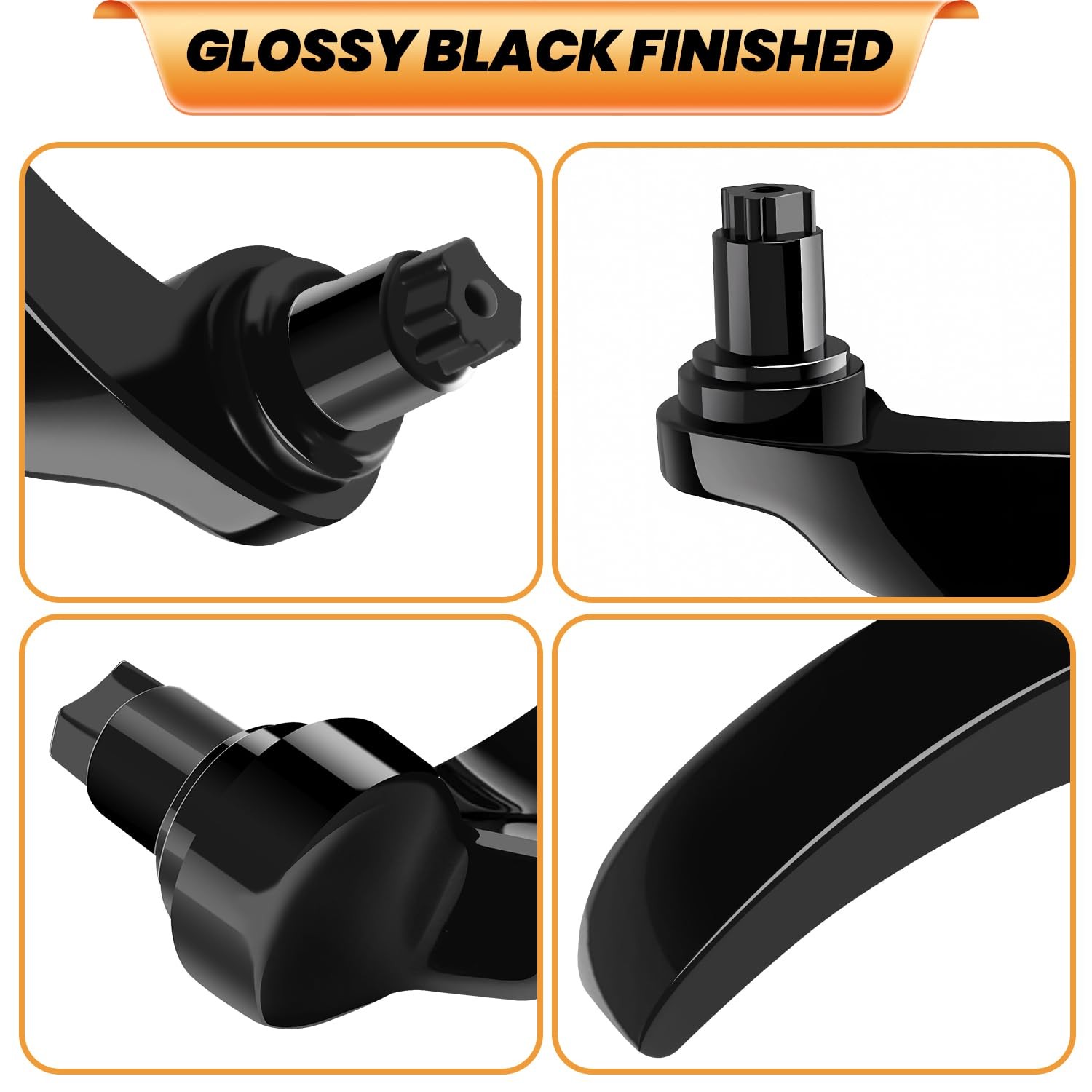 Saddlebag Latches, Stainless Steel Saddle Bag Lifter Compatible for Harley David
