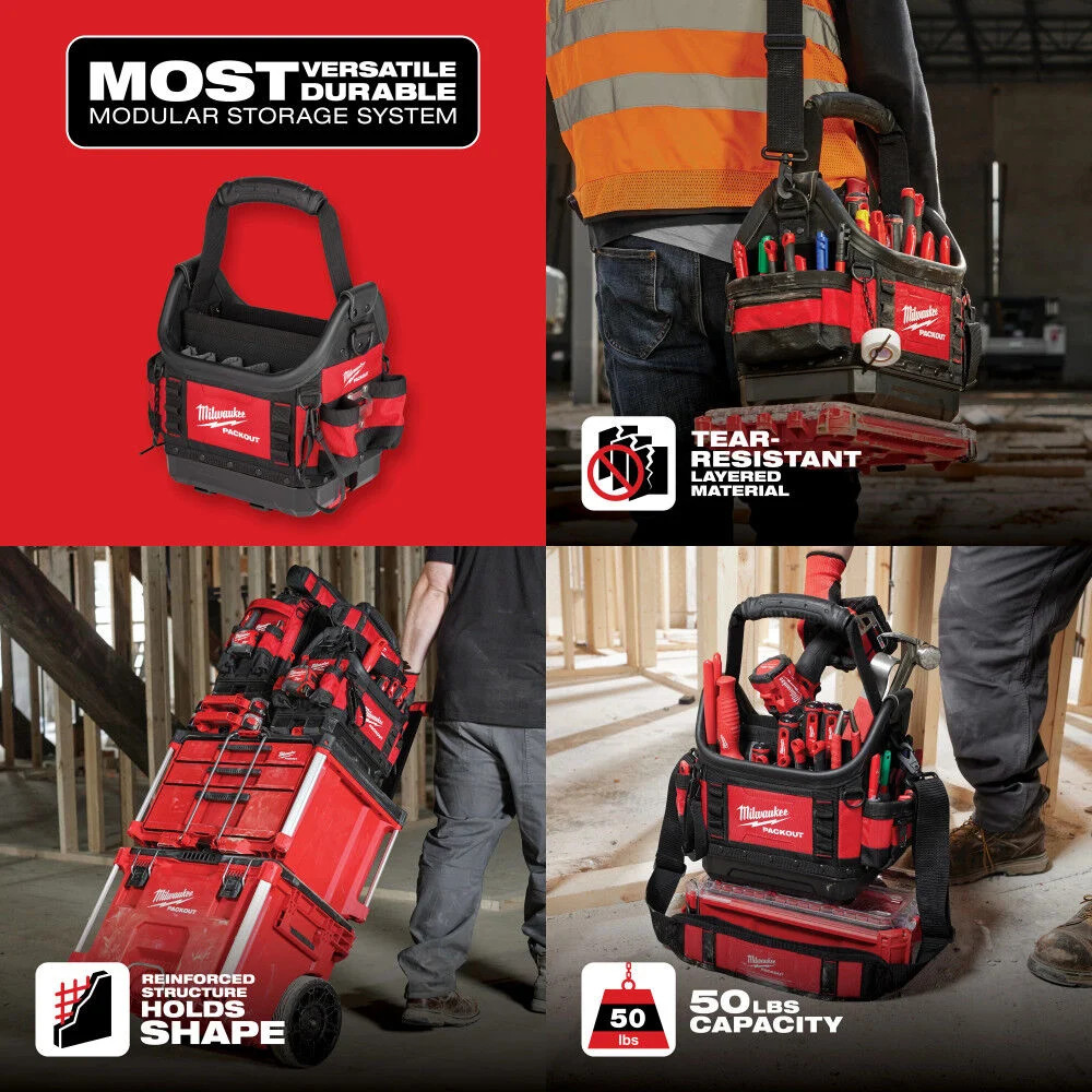 Milwaukee Packout 10 In Structured Tote