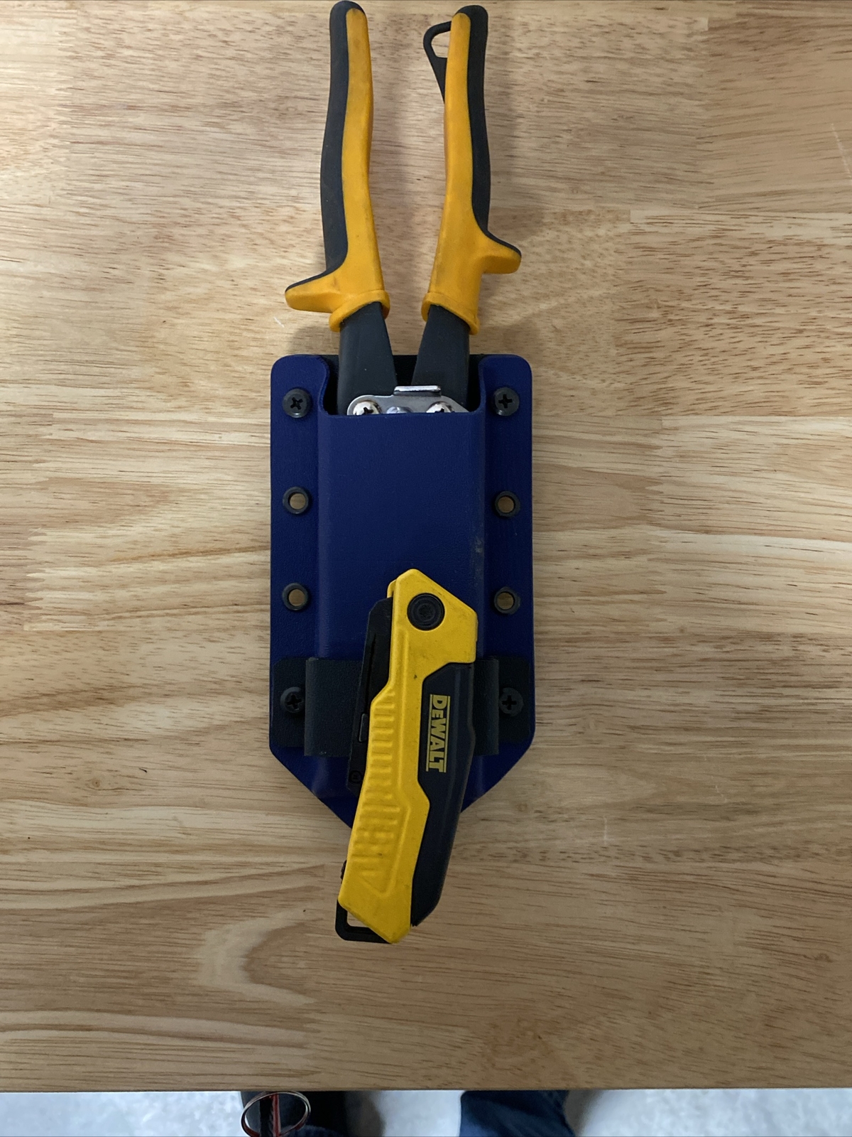 Tape Measure Holder with Utility Knife Pouch, Holds dozens of Items!