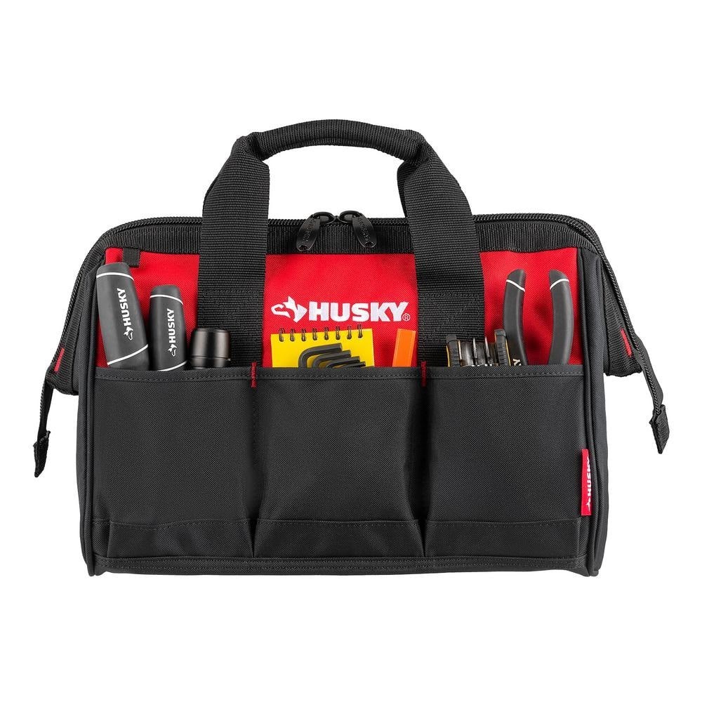 15 in. 8 Pocket Zippered Tool Bag