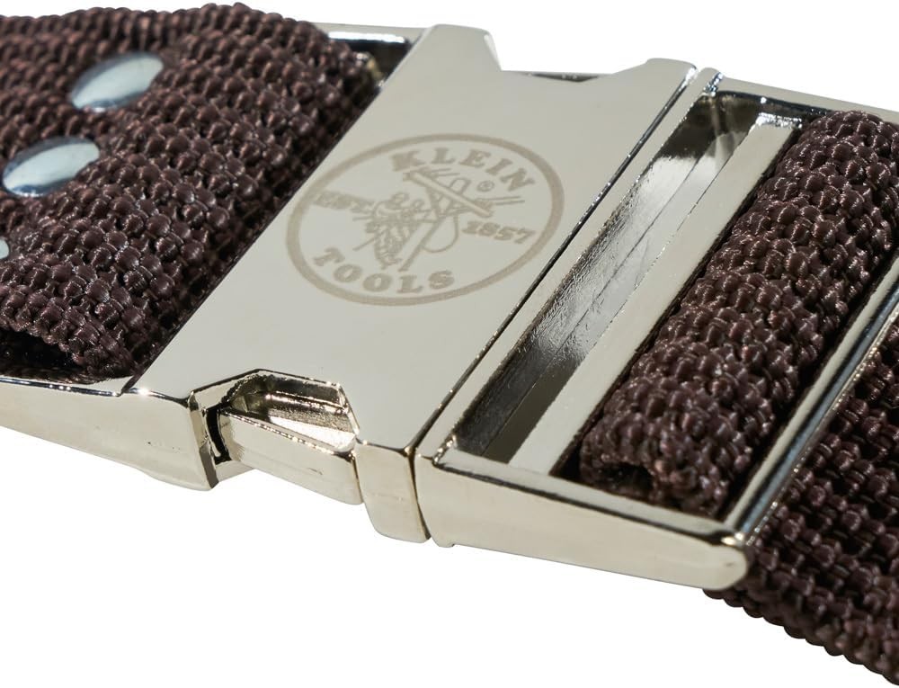 Rugged Klein Tools 2-Inch Electrician Tool Belt – Adjustable for 48-Inch Waists