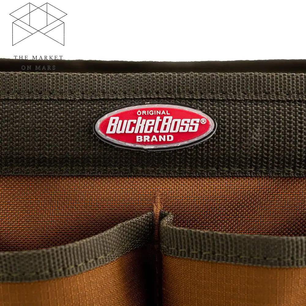 12 In. Open Top Tool Tote Bag Total 9 pockets