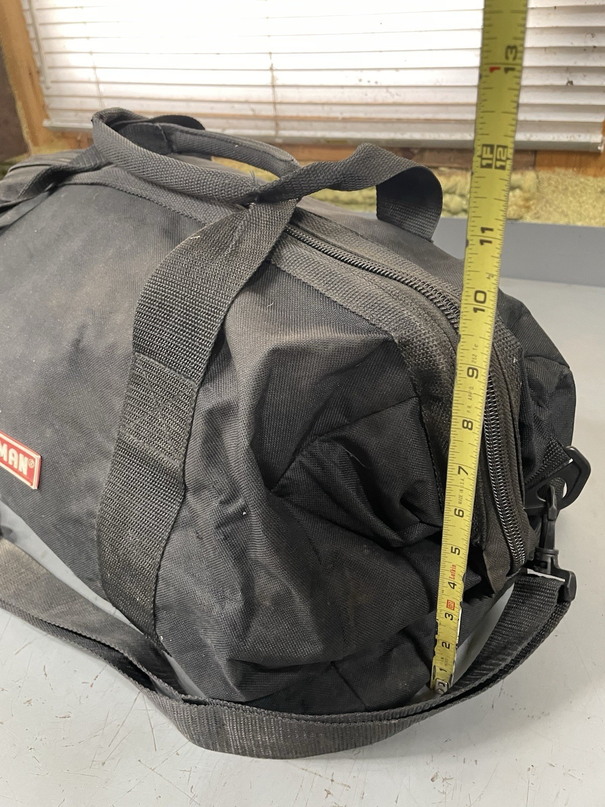 CRAFTSMAN POWER TOOLS Bag Canvas Soft Side w/ Zip Closure Inner Pockets Black