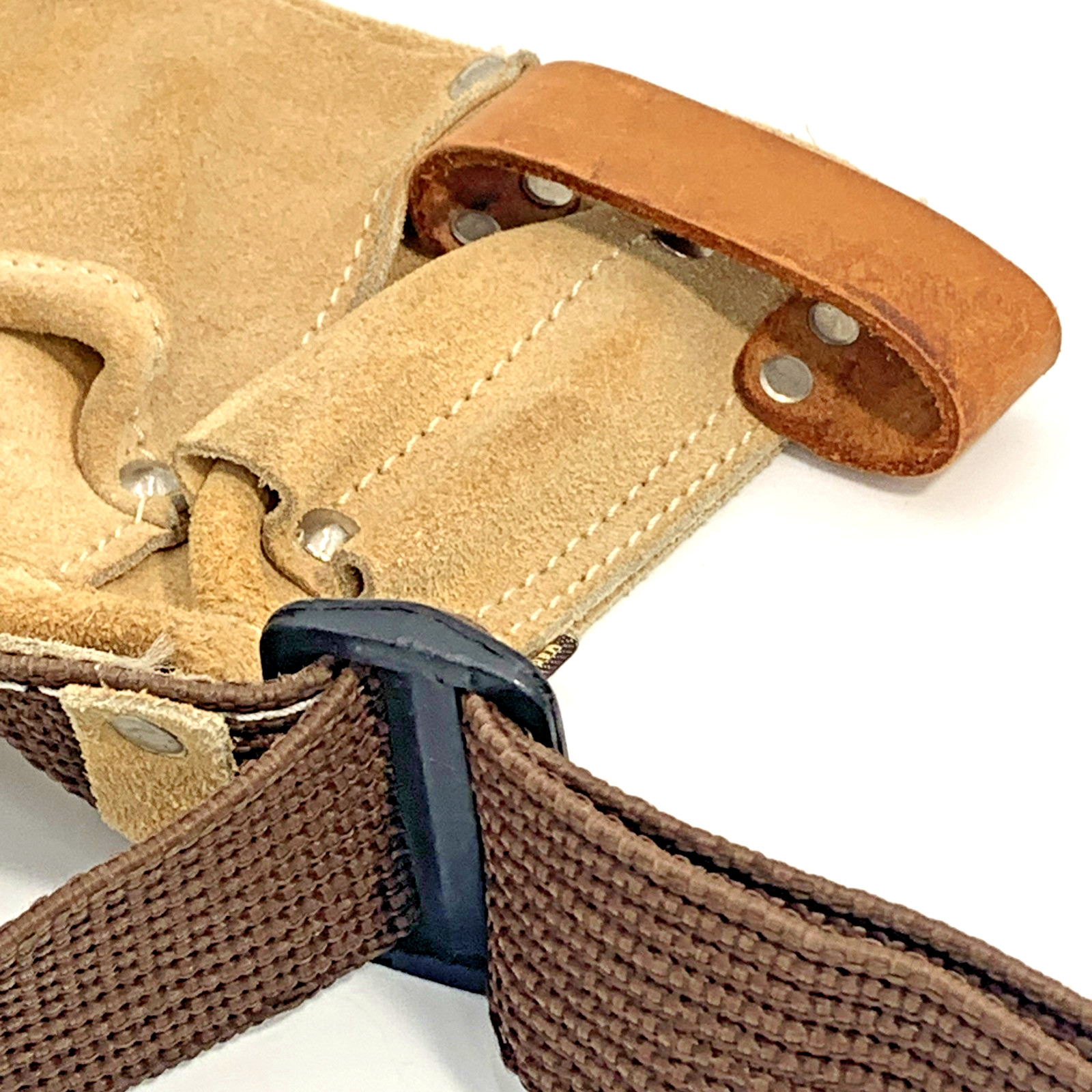 Professional Choice 1370X3 Genuine Leather Carpenter Tool Belt NOS New Old Stock