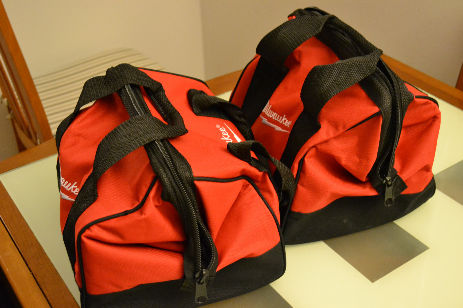 2 New 11″ x 9″ x 7″ Milwaukee Heavy Duty Tool bag for M12 M18 2 tool 12v 18v