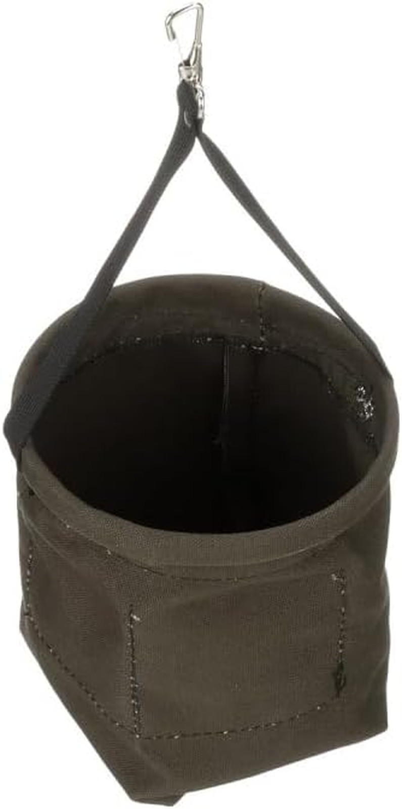 Klein Tools 5143 Canvas Tapered-Bottom Bag with Two Interior Pockets and a Snap