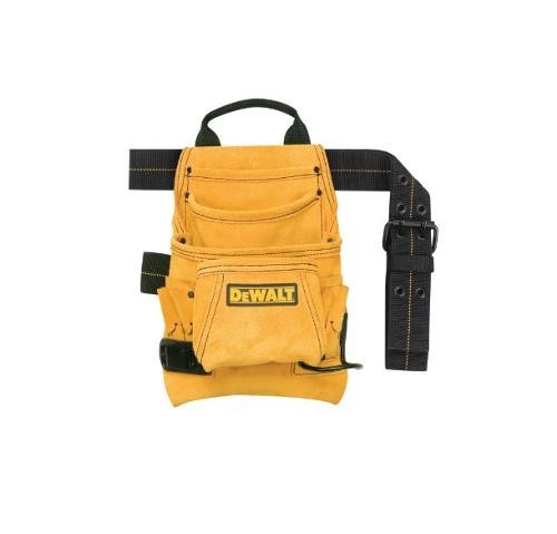DeWALT DG5333 Carpenter’s Suede Nail and Tool Bag Pouch 10-Pockets