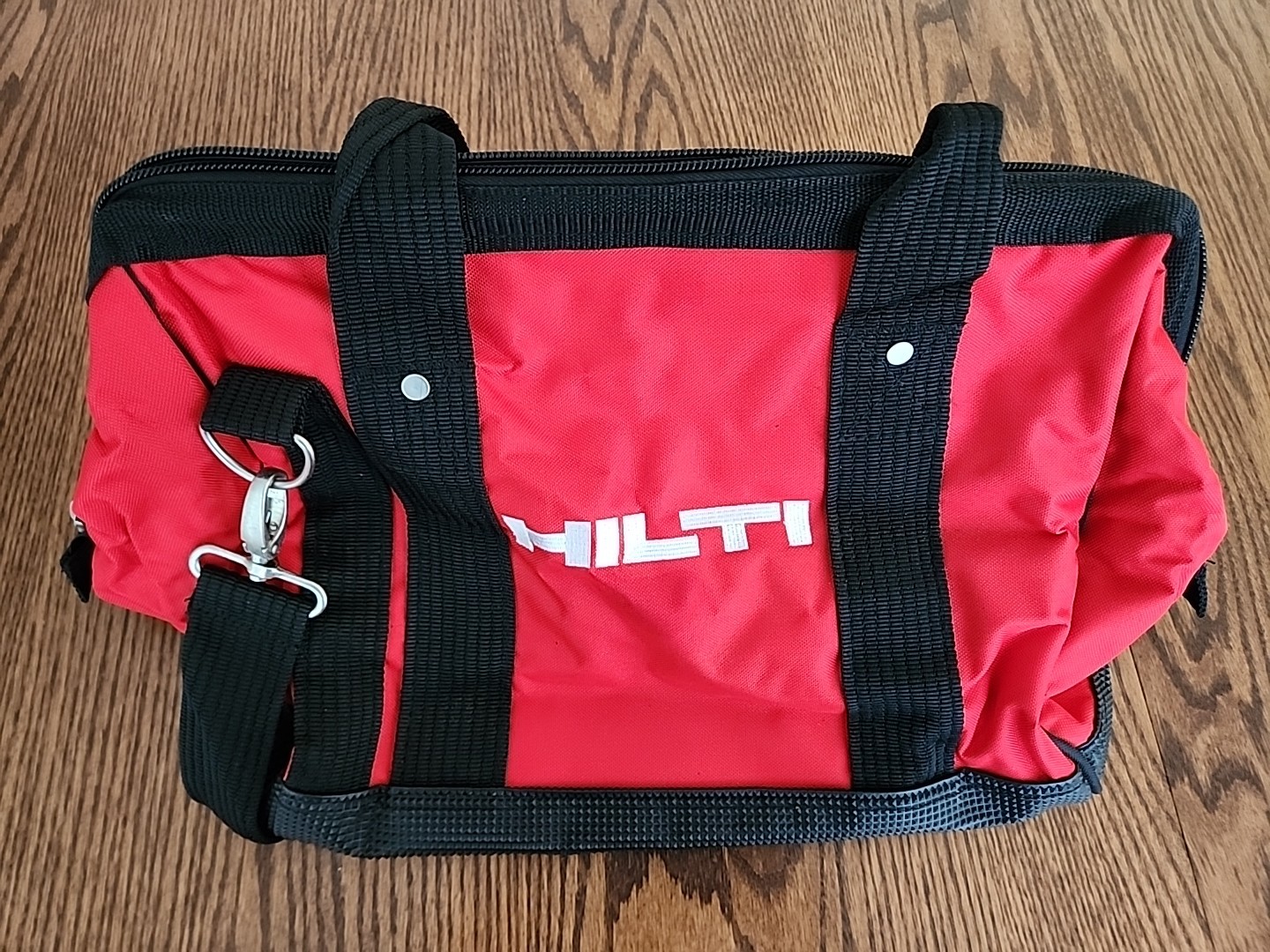HILTI Heavy Duty Tool Bag Small Construction Tool Bag Red(Read Dis/See Flaw)