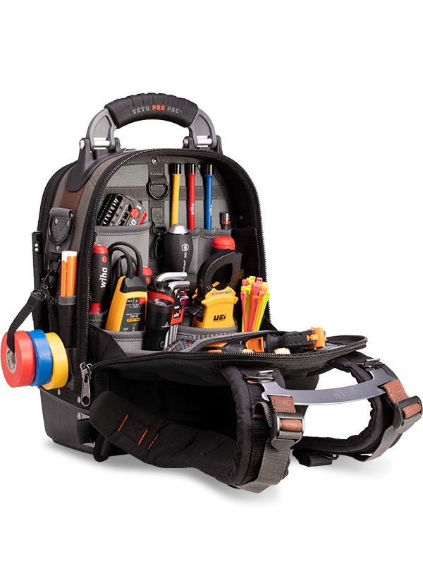 Veto Pro Pac Tech-Pac MC Compact Full-Featured Service Tech Tool Backpack
