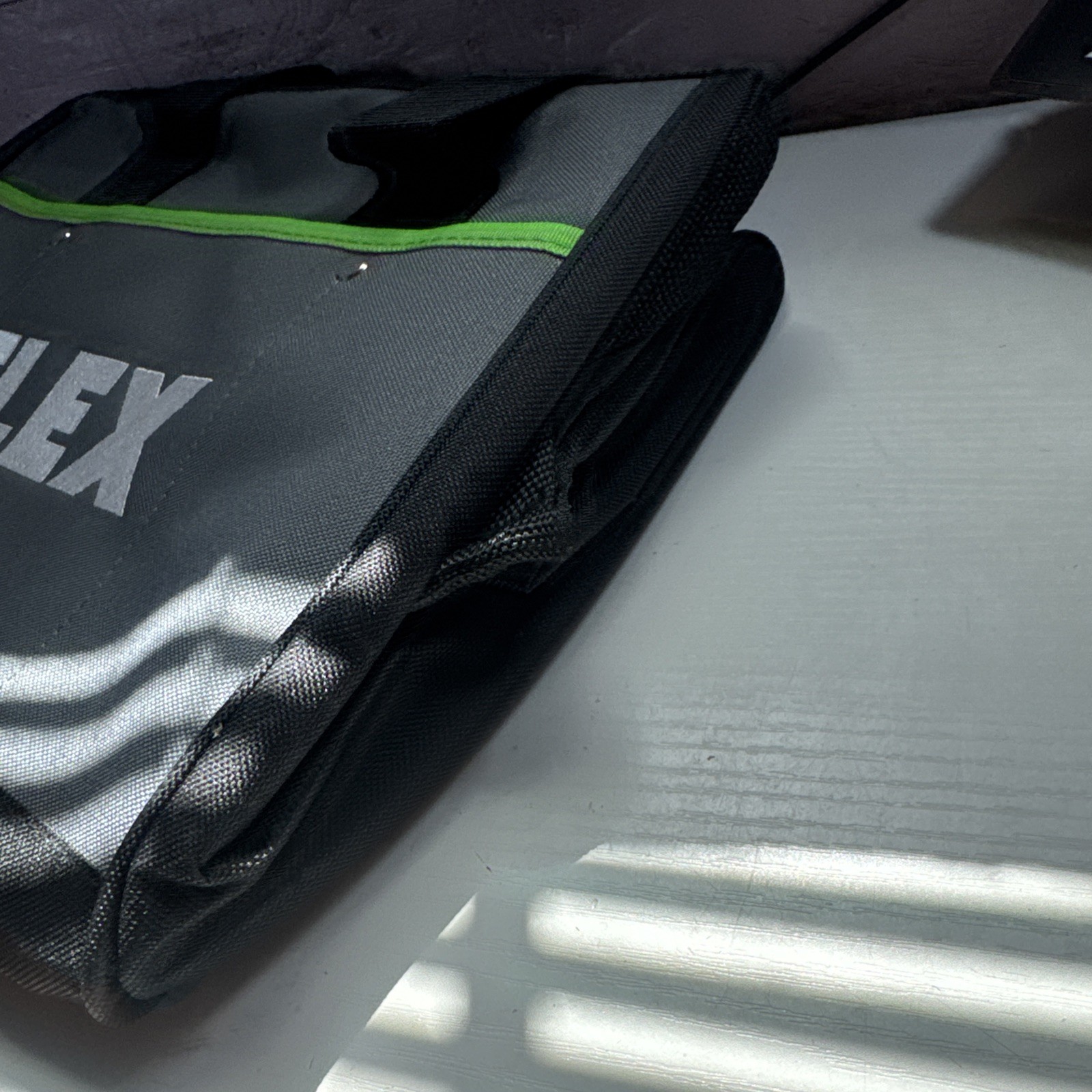 Flex 24v Power Tool Storage Bag with Zipper and Handles 13″ x 11″ x 11″