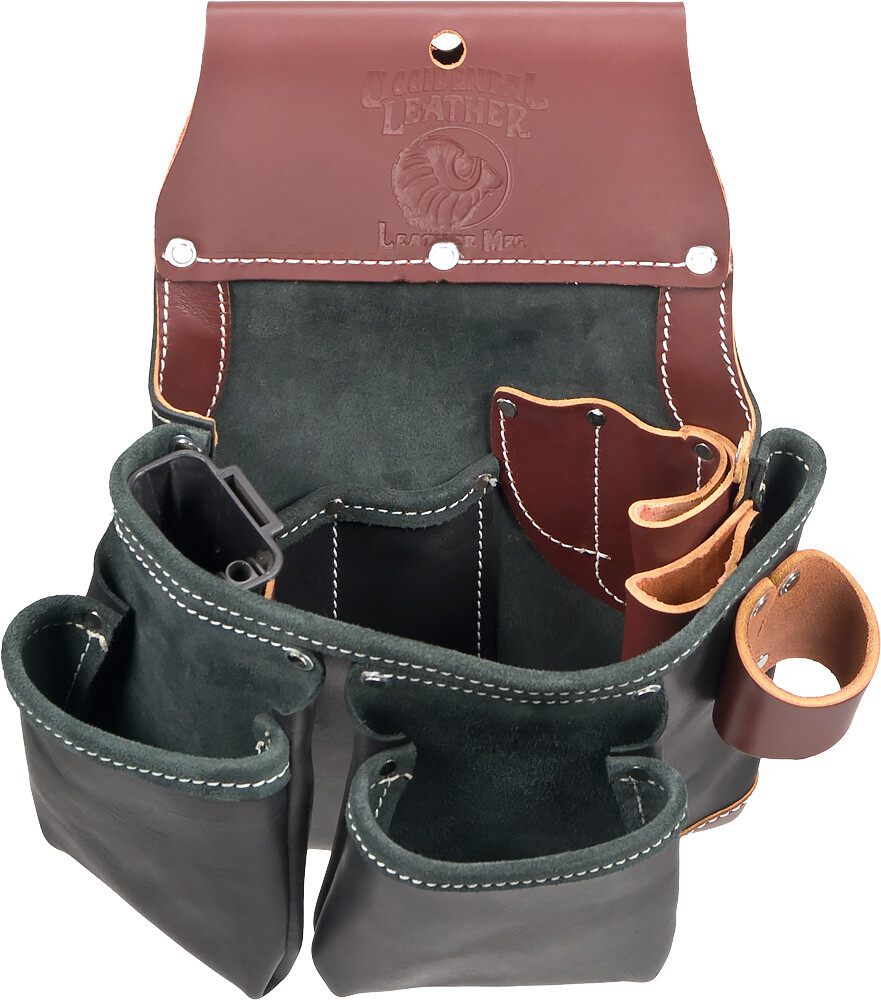 Occidental Leather B5612 Green Building Builders Framers Tool Bag – Black USA