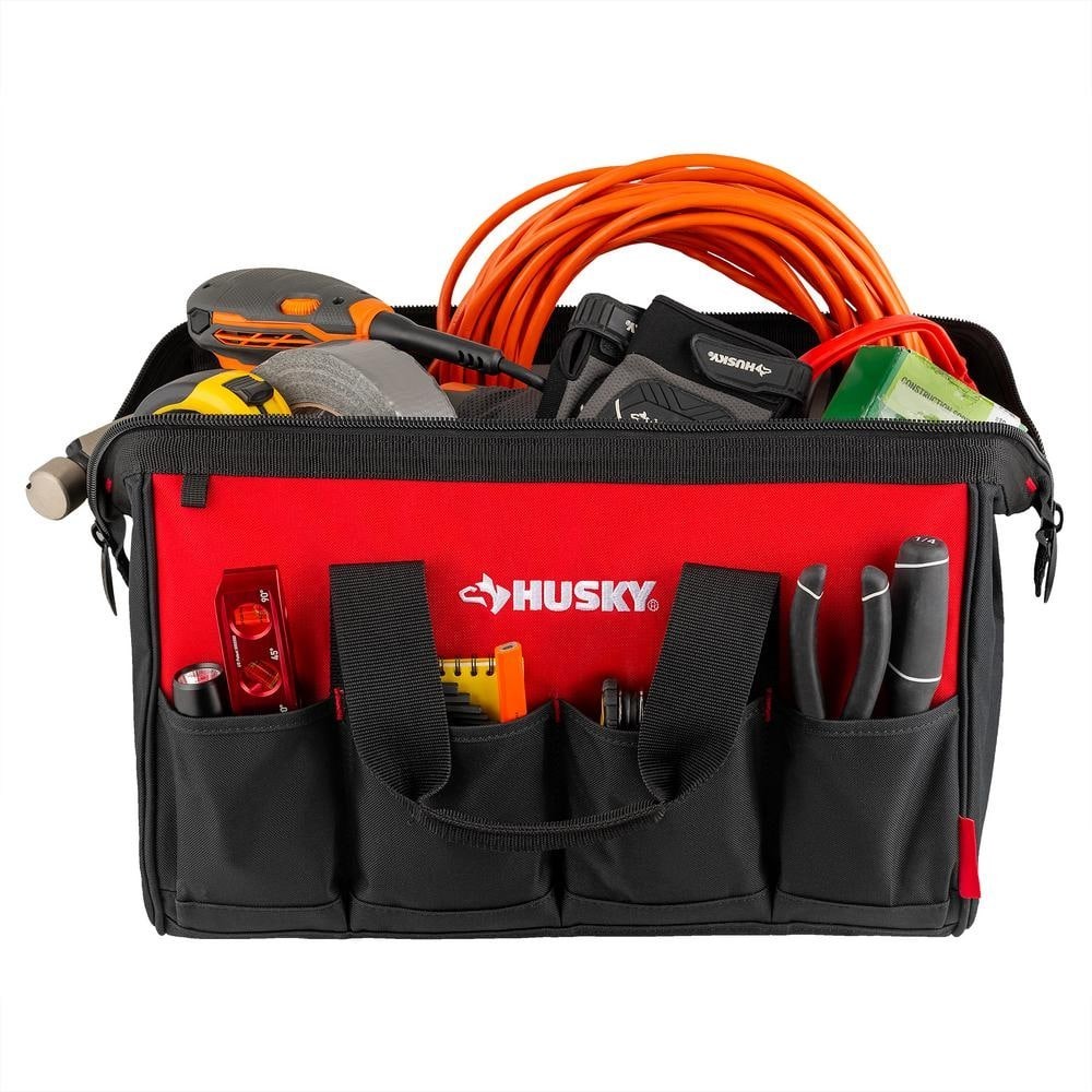 18 in. 14 Pocket Zippered Tool Bag