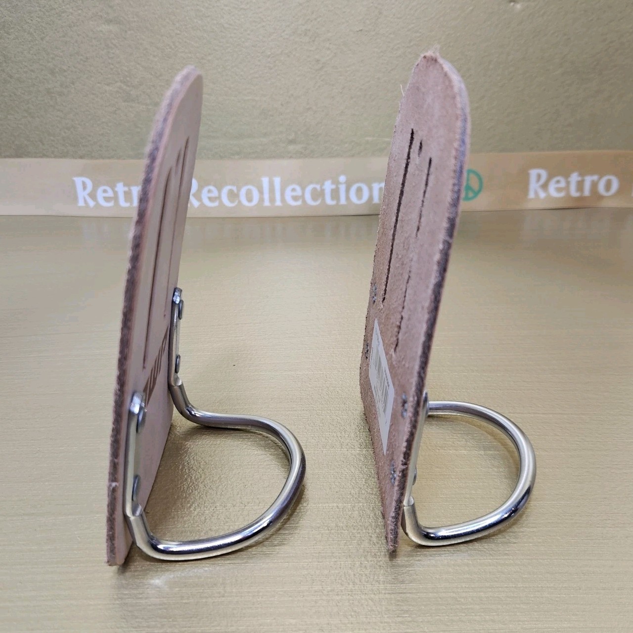 AWP 1L-739-2 Saddle Leather Hammer Belt Holder Construction Work Set of 2 New