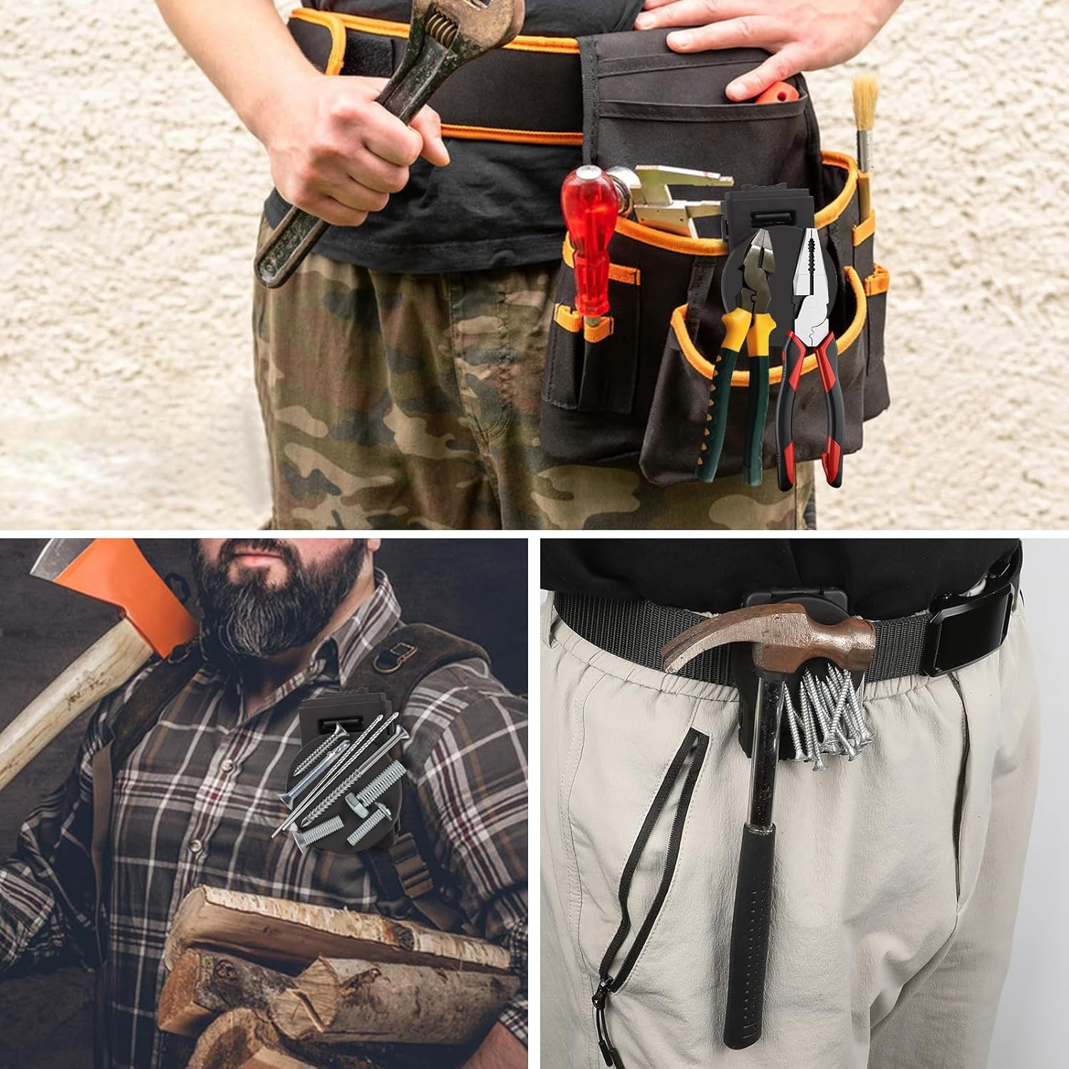3 Pack Tool Holster Belt Clip Strong Holstery Magmaster Belt Clip Heavy Duty