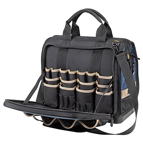 CLC Work Gear PB1543 17″ Molded Base Multi-Compartment Technician’s Tool Bag