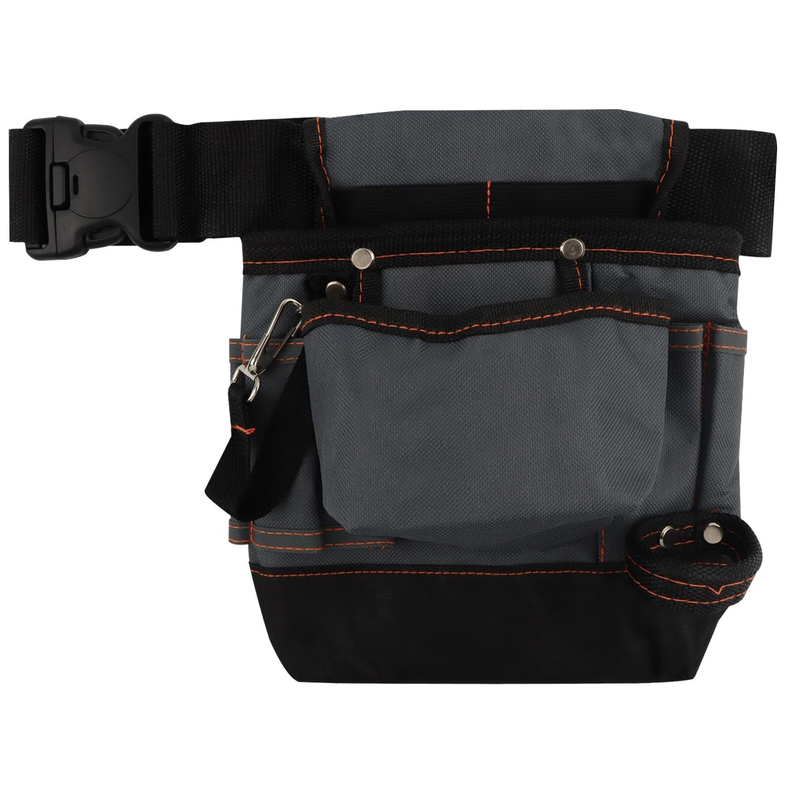 8 Pockets Tool Pouch Utility Organizer Waist Bag Belt Clip Hardware Apron