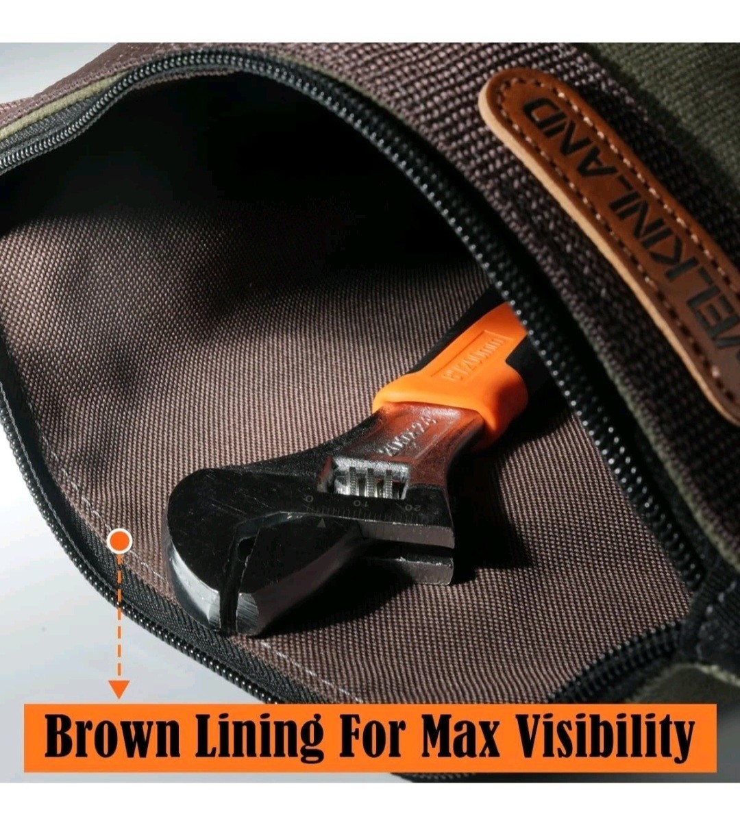 Welkinland Waxed Canvas Tool Pouch 4 PCS Set, Brand New Sealed*