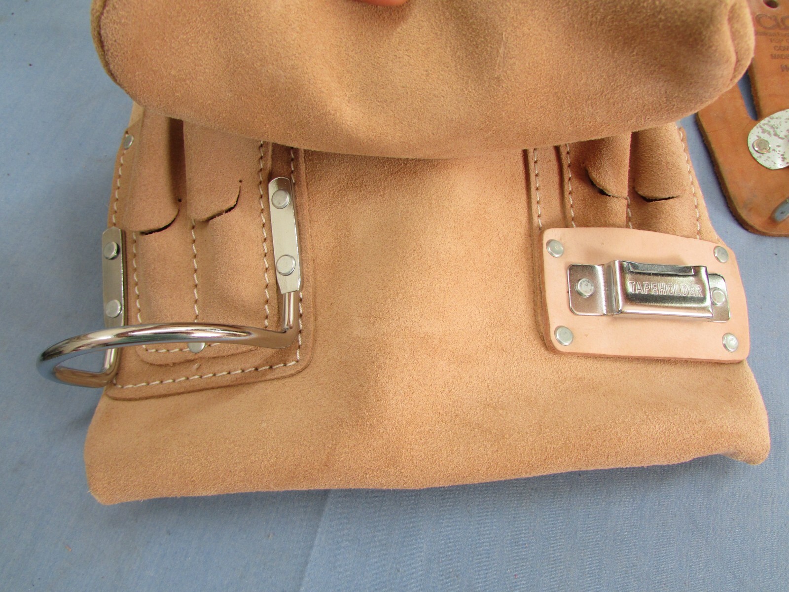 Clc Work Gear I923x Tool Pouch, Tool Pouch, Tan, Leather, 10 Pockets + bonus