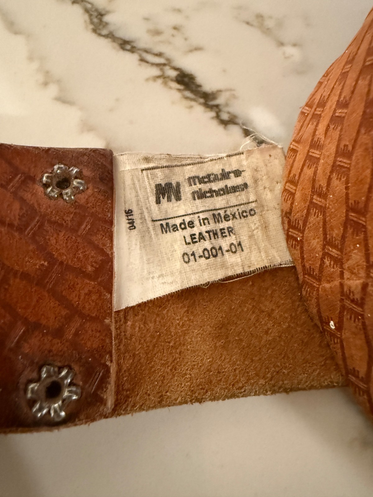 McGuire-Nicholas 2 in. Leather Work Tool Pouch Belt Saddle Leather Fits 38″-54″