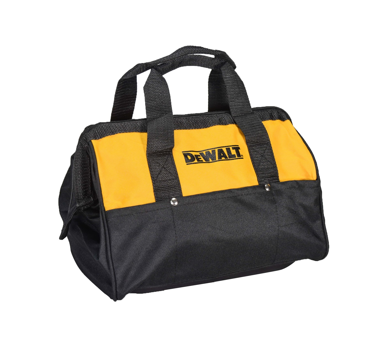 Dewalt Tool Bag for power tools 12″ yellow and black with nylon zipper 2 Pack