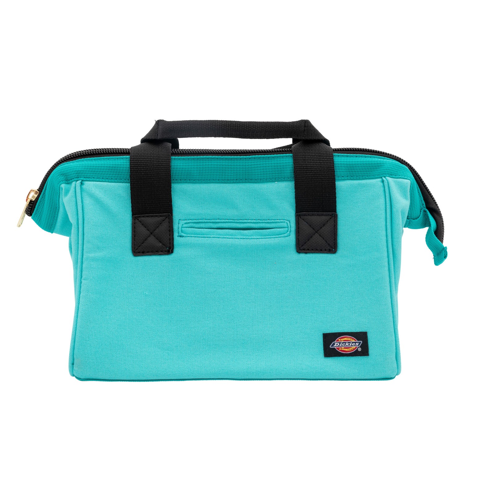 Womens Tool Accessory Tote Bag 12 inch with Zipper Closure Teal Dickies 57149