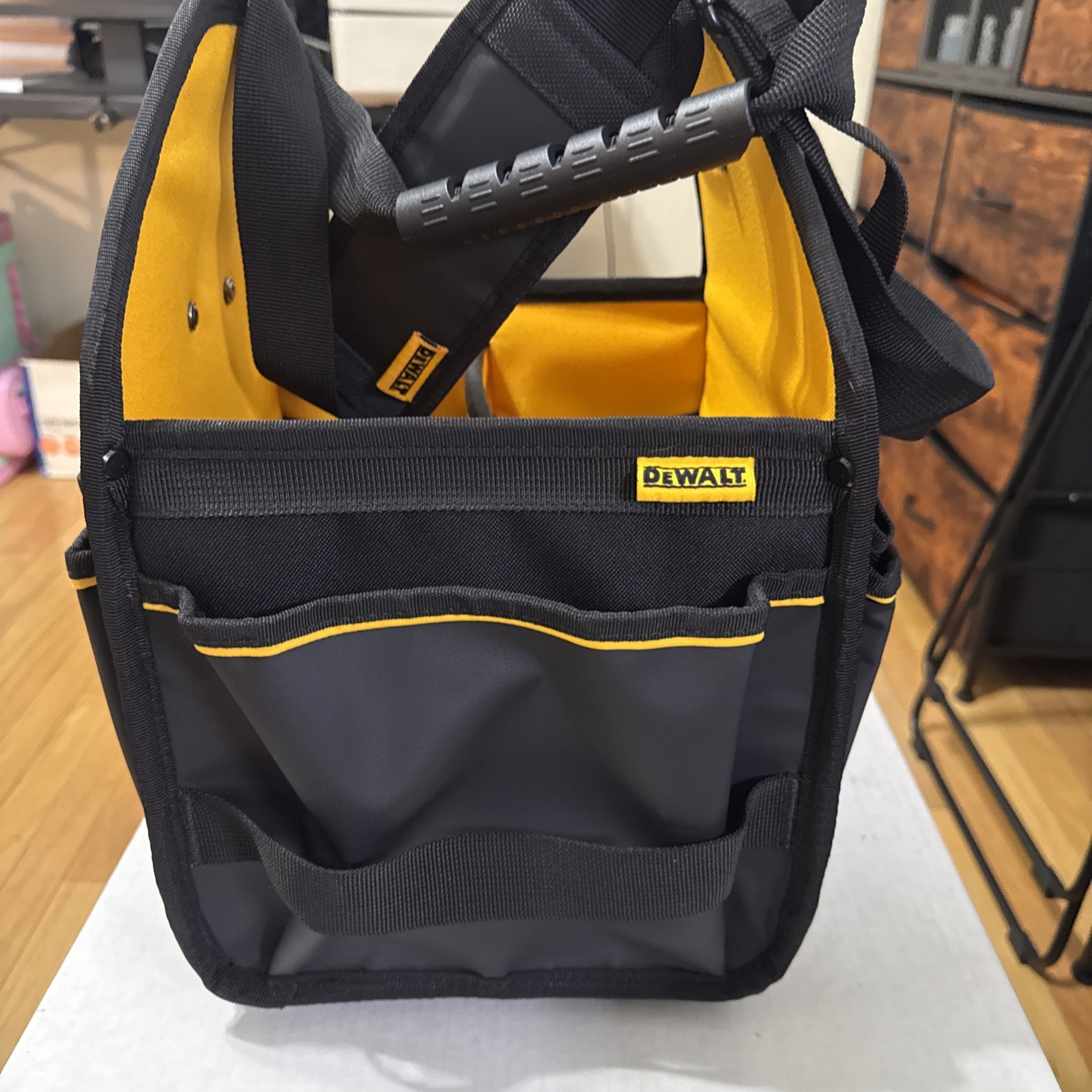 DEWALT 11″ Electrician Tote: Durable Water-Resistant Tool Bag (DWST560105)