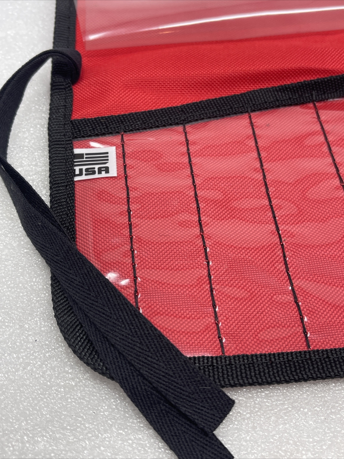 Proto J25TR23C Red Canvas 7 Pocket Tool Holder For J86BS2 Cold Chisels, New