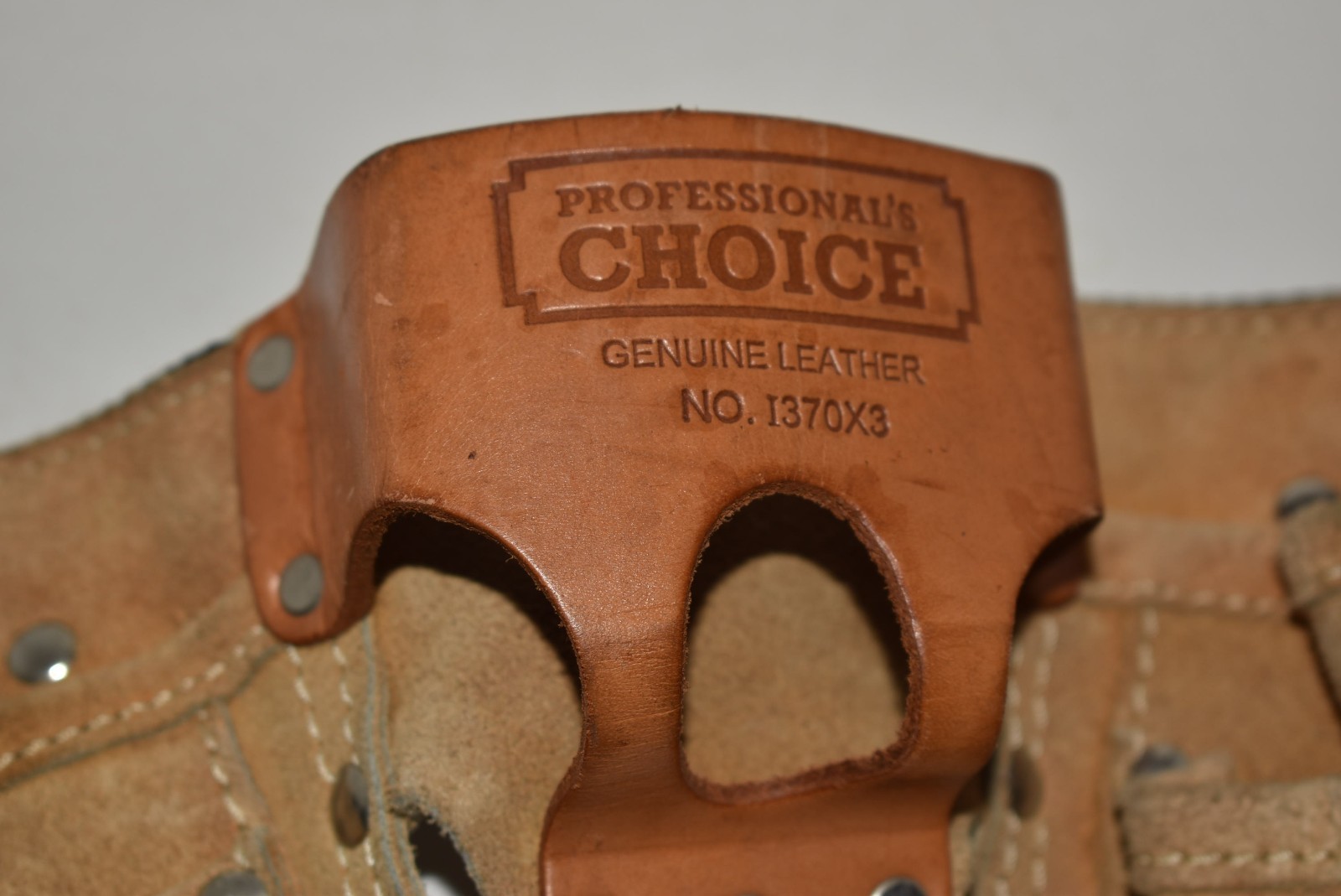 Professional’s Choice #1370×3 Leather CONSTRUCTION APRON 8 POCKETS , SIZE 29-46″