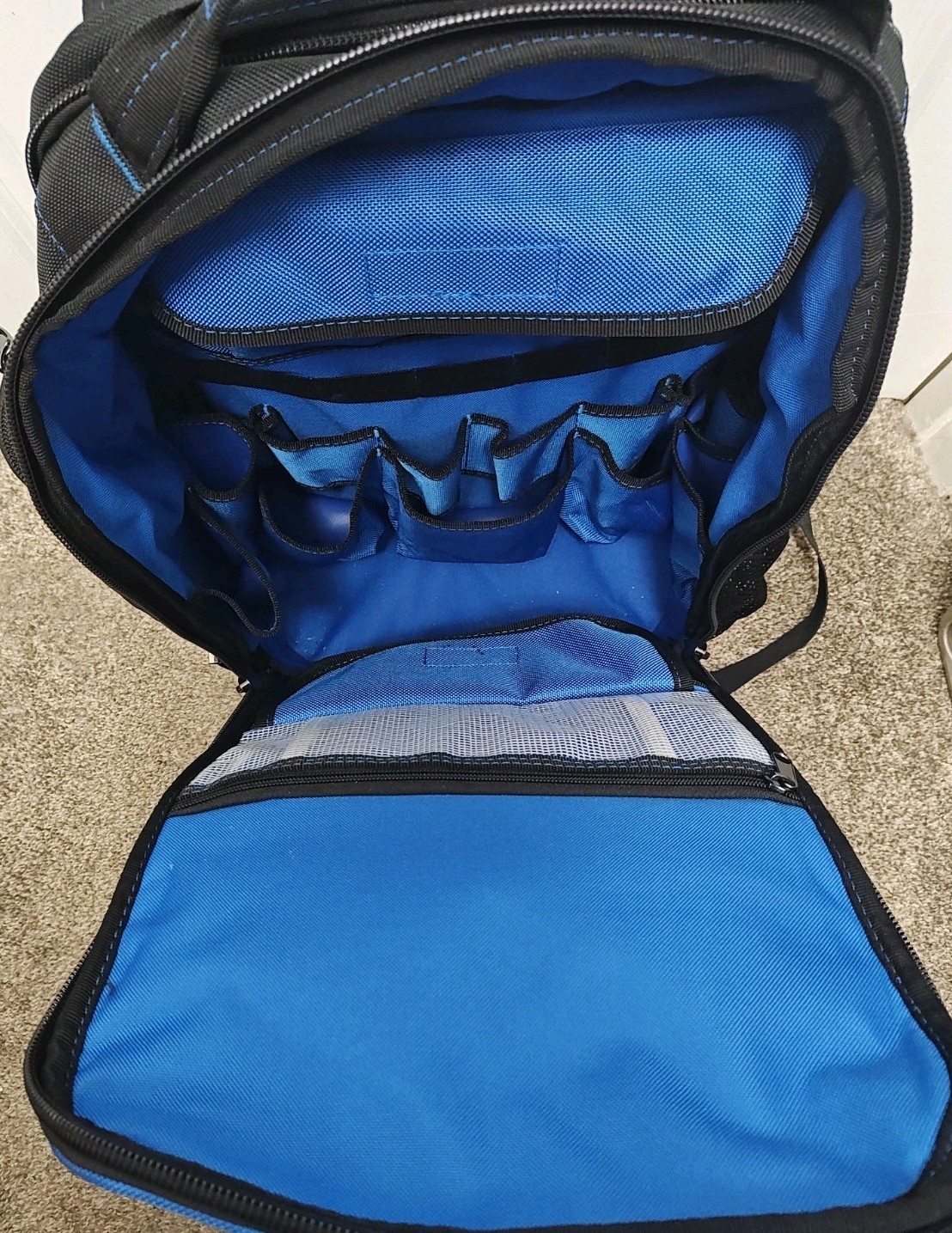 Kobalt Tool Backpack Hard Molded Base FFE 33 Pockets 19*15*8 #2416964