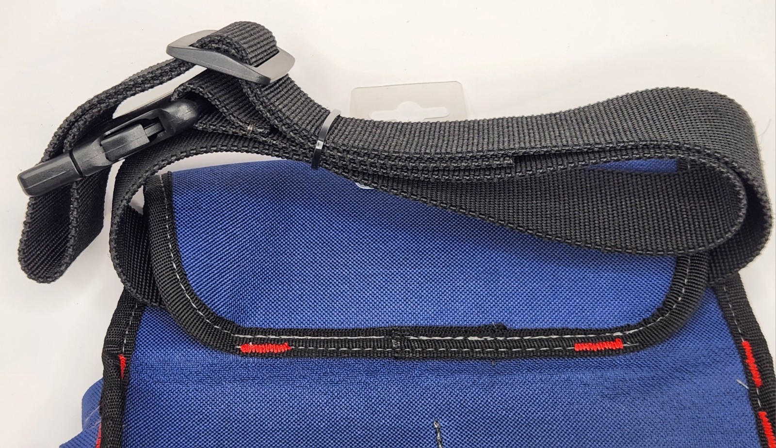 Westward 5MZL0 Electricians Tool Pouch w/Belt~600D Polyester~4 Pockets