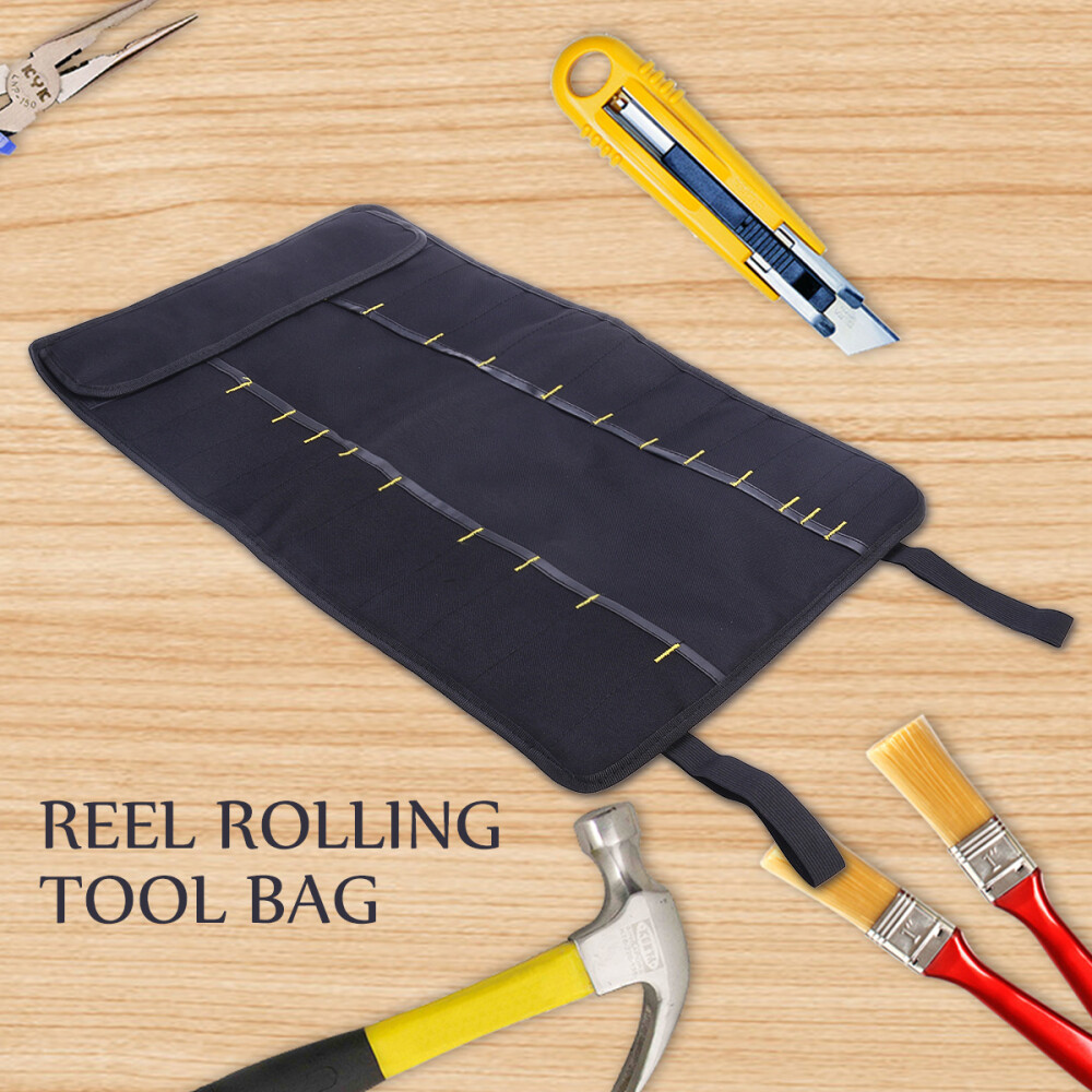 Tool Bags Men Canvas Wrench Pouch Mechanics Kit Pencil Case
